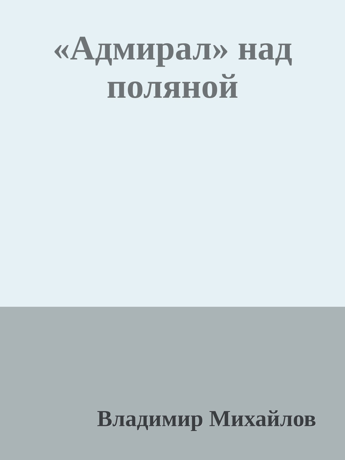 «Адмирал» над поляной