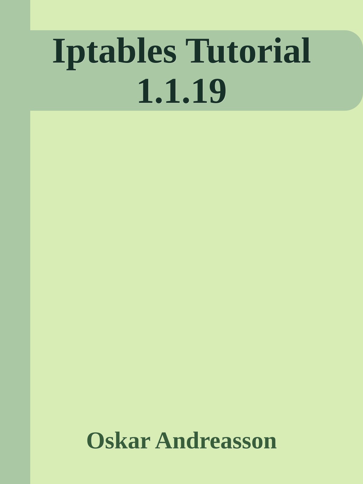 Iptables Tutorial 1.1.19