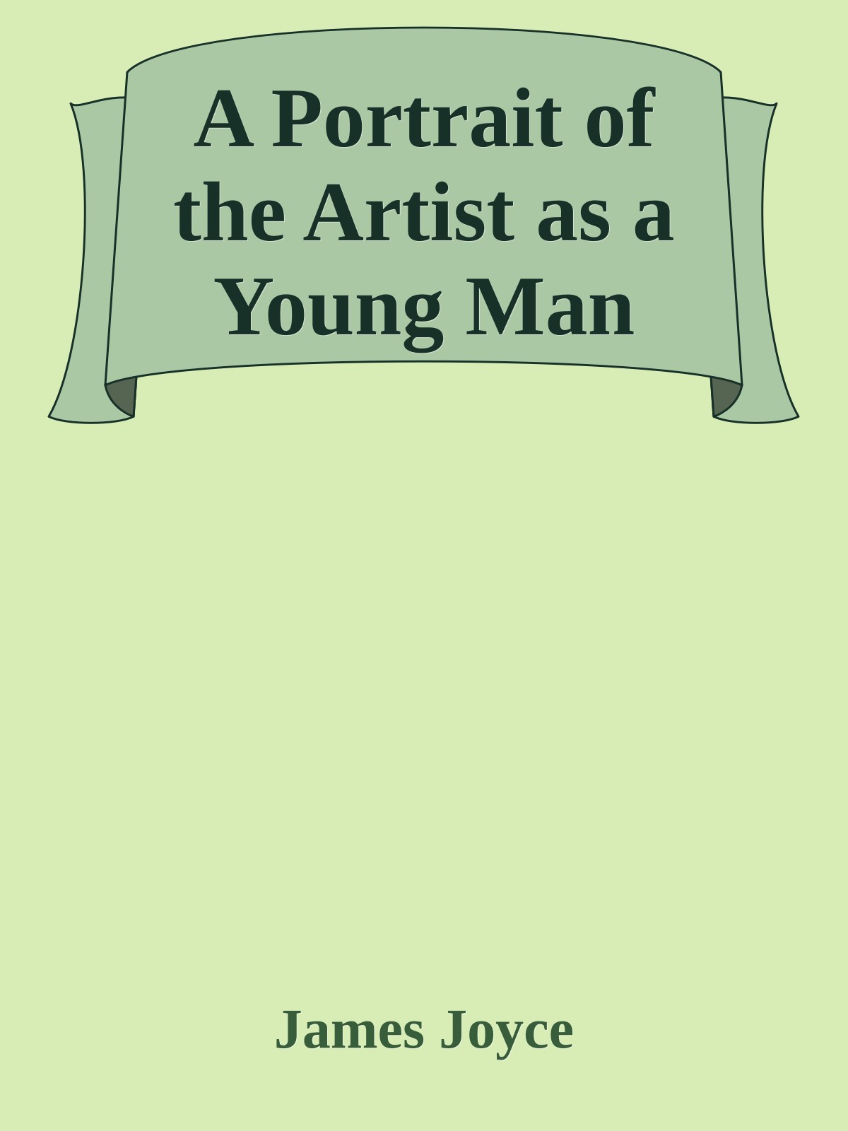 A Portrait of the Artist as a Young Man