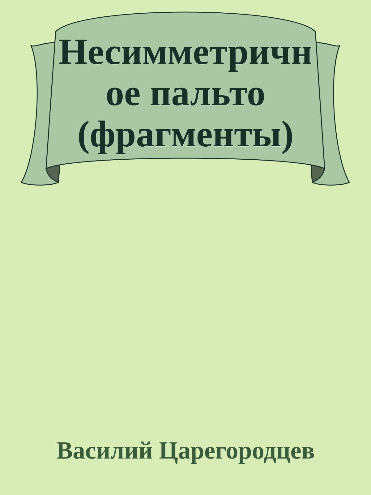 Несимметричное пальто (фрагменты)
