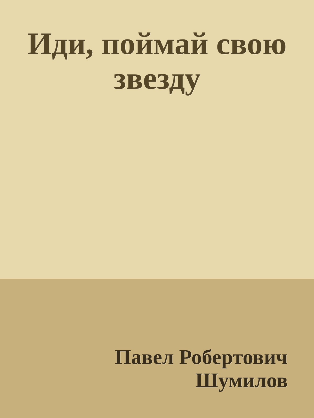 Иди, поймай свою звезду
