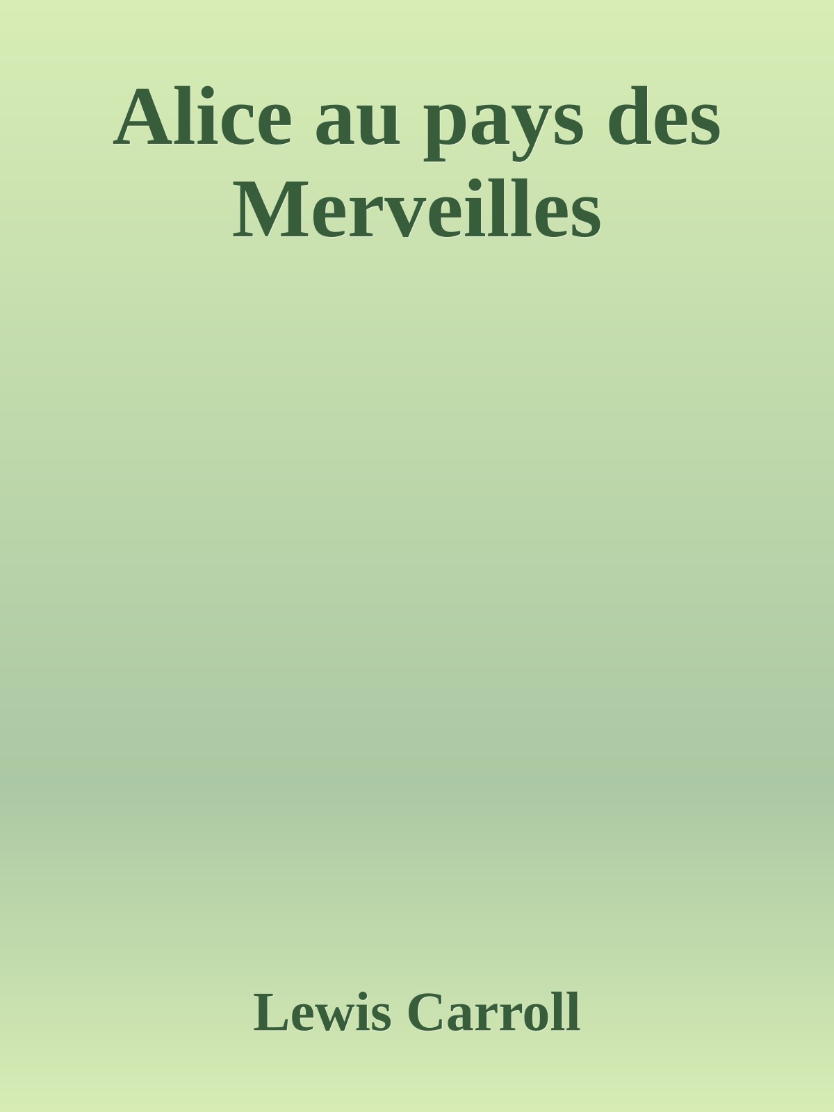 Alice au pays des Merveilles