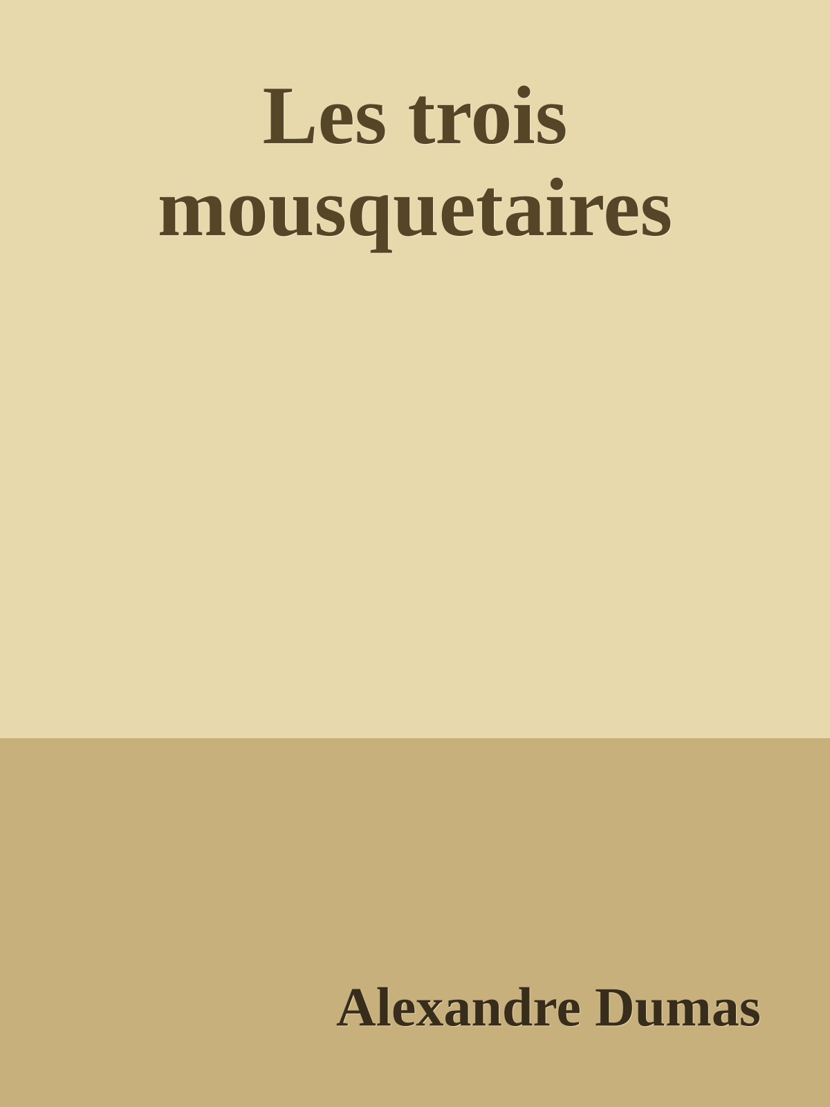Les trois mousquetaires