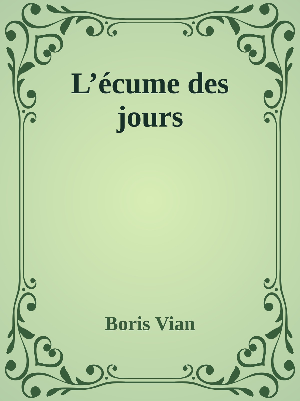 L’écume des jours