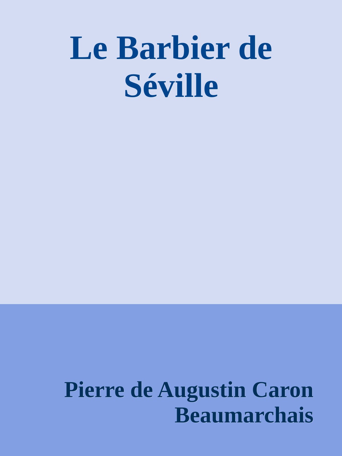 Le Barbier de Séville