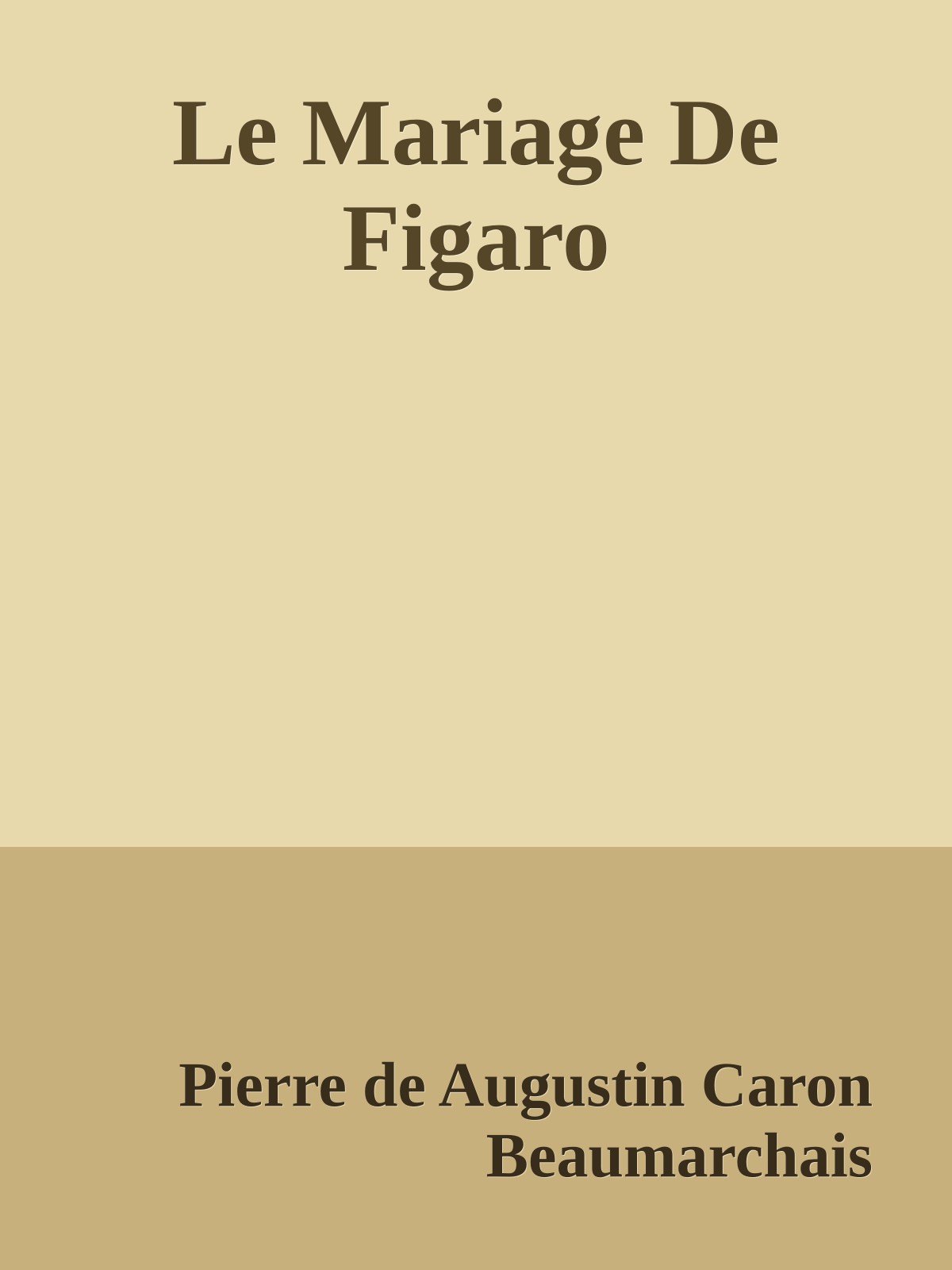 Le Mariage De Figaro