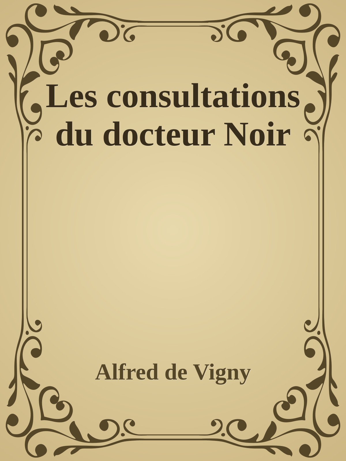 Les consultations du docteur Noir