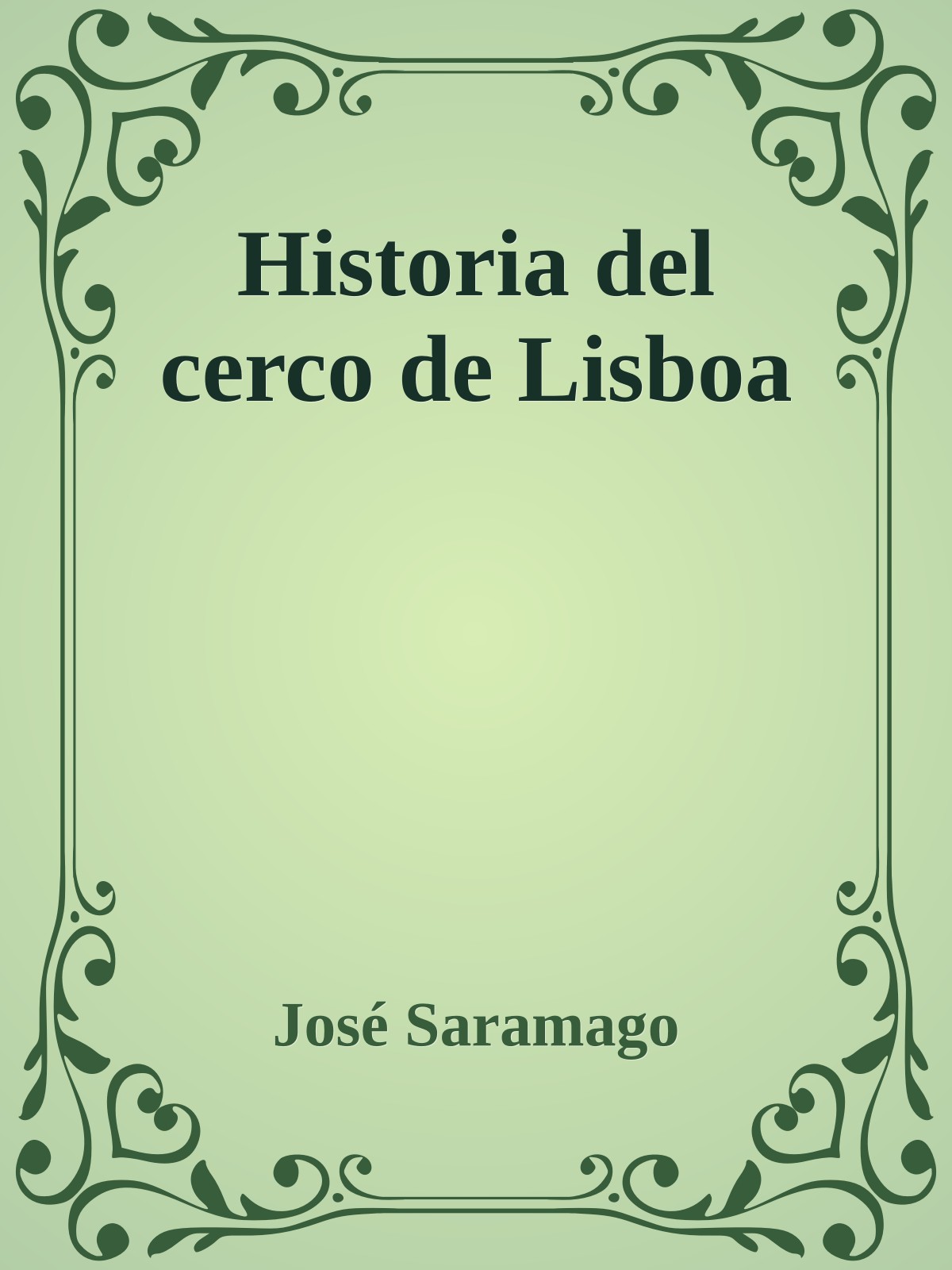 Historia del cerco de Lisboa