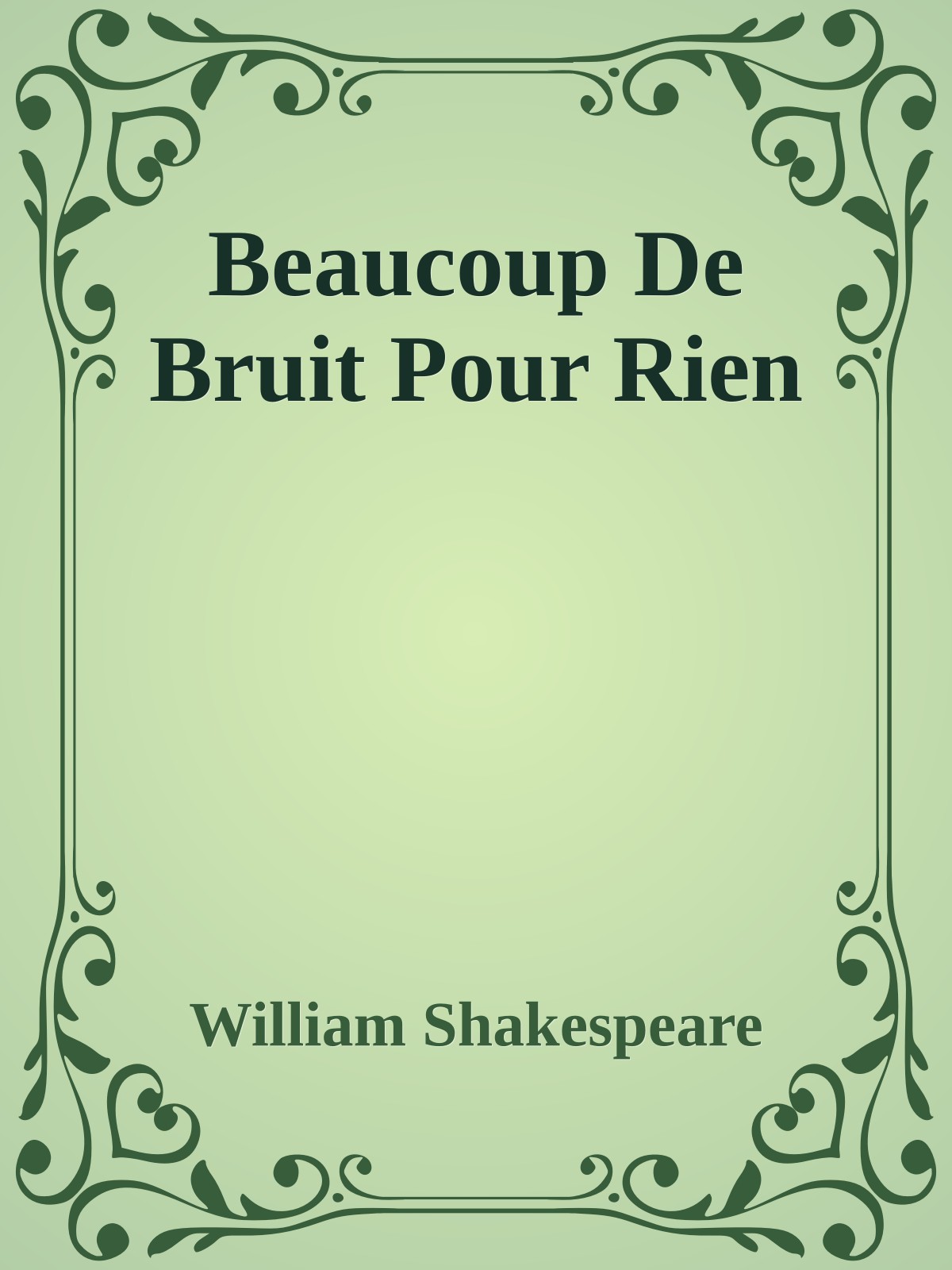 Beaucoup De Bruit Pour Rien