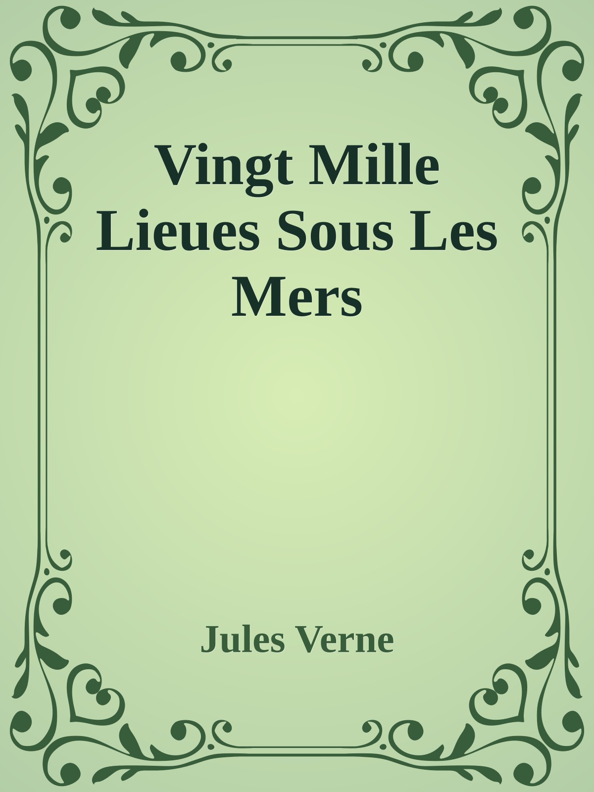 Vingt Mille Lieues Sous Les Mers
