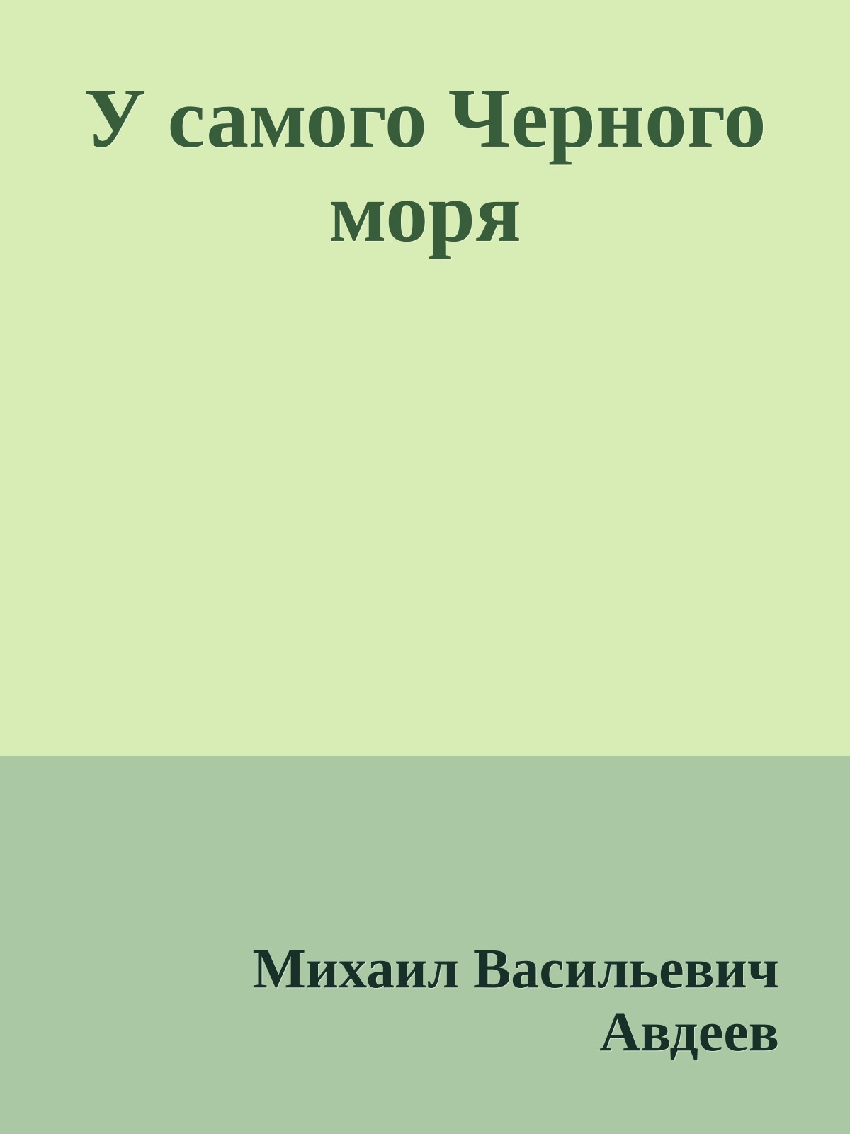 У самого Черного моря