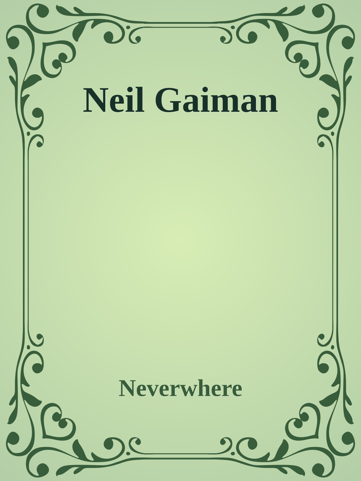 Neil Gaiman