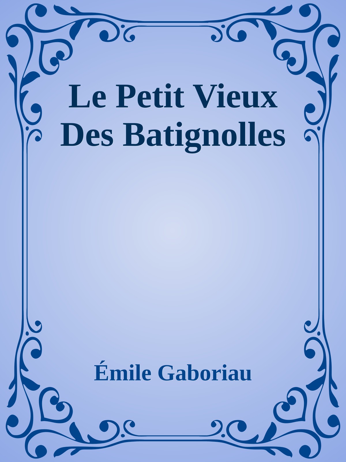 Le Petit Vieux Des Batignolles