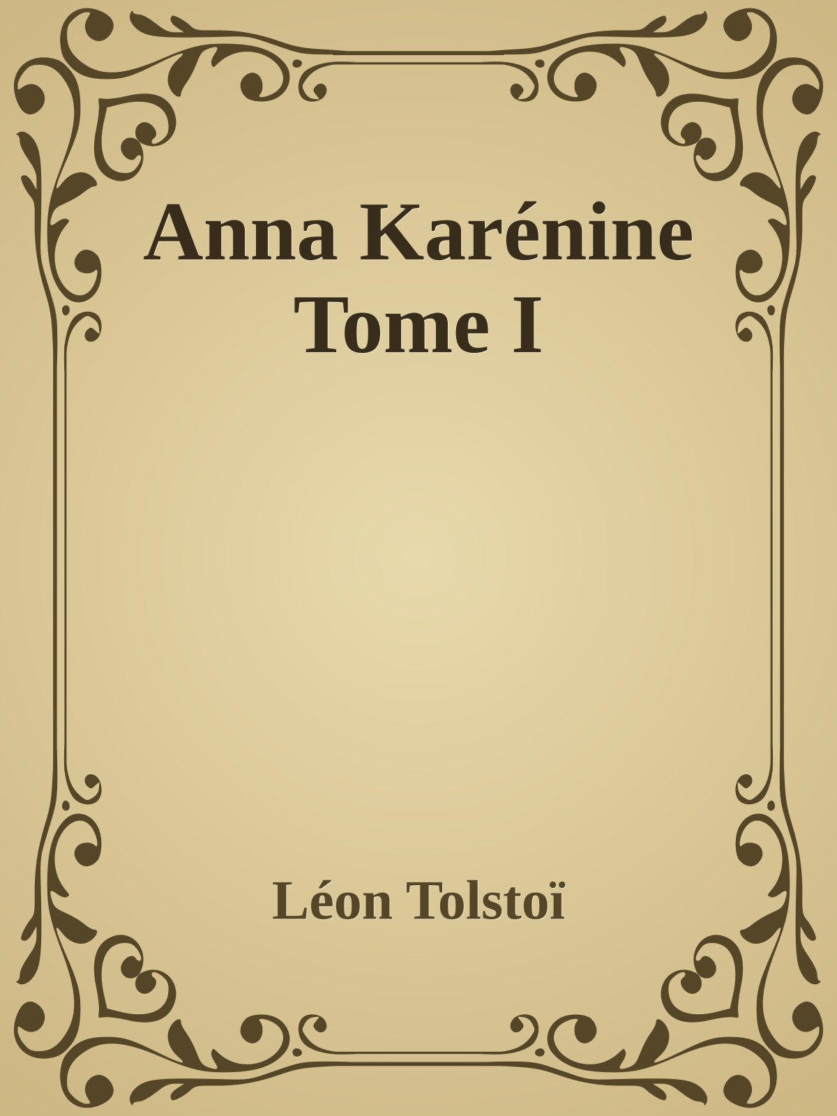 Anna Karénine Tome I