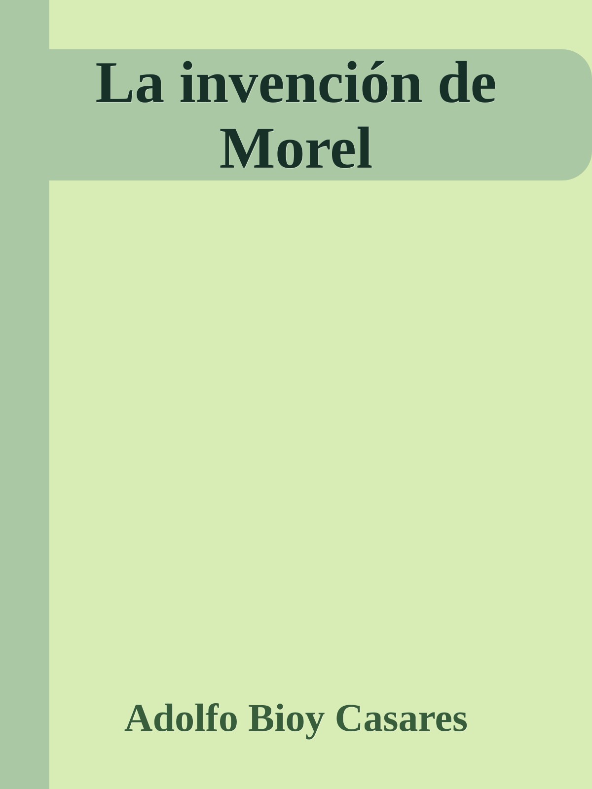 La invención de Morel