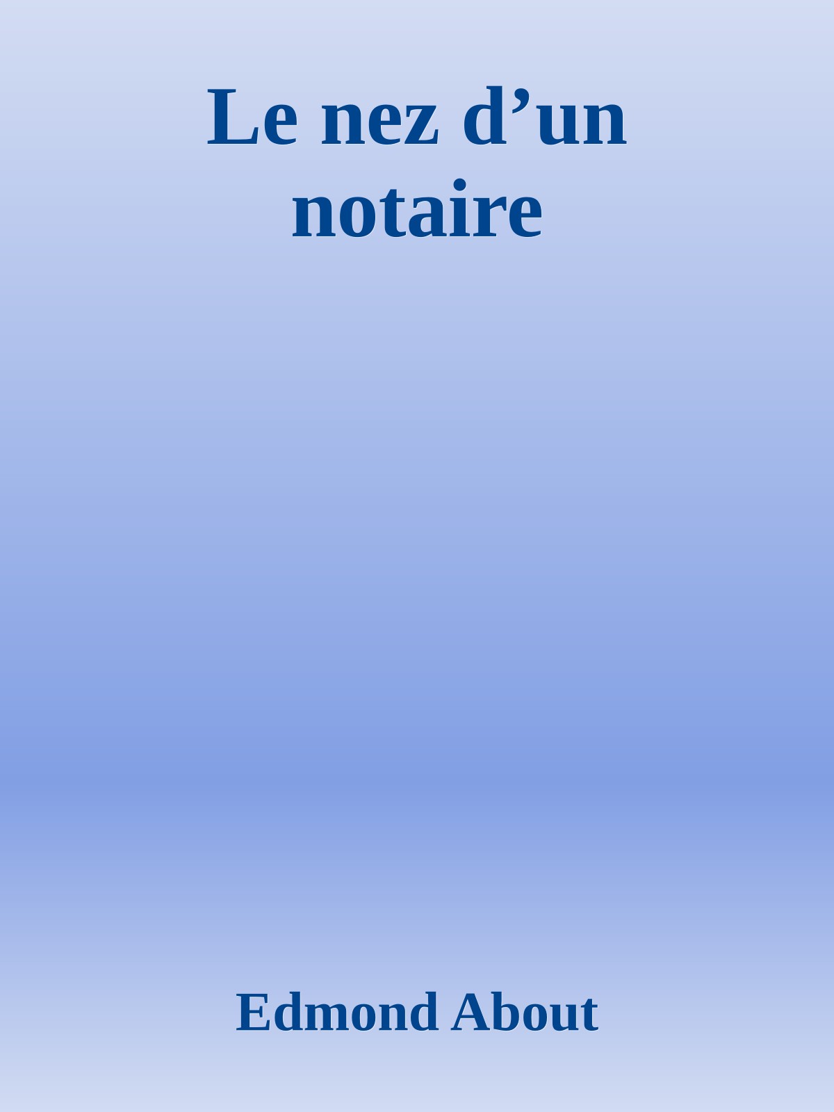 Le nez d’un notaire
