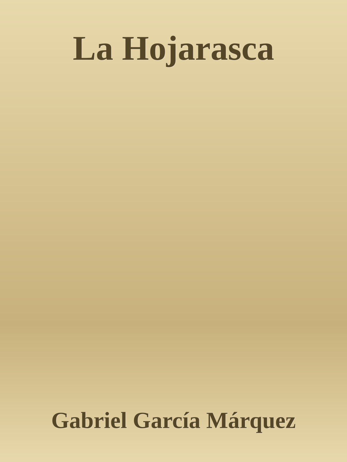 La Hojarasca