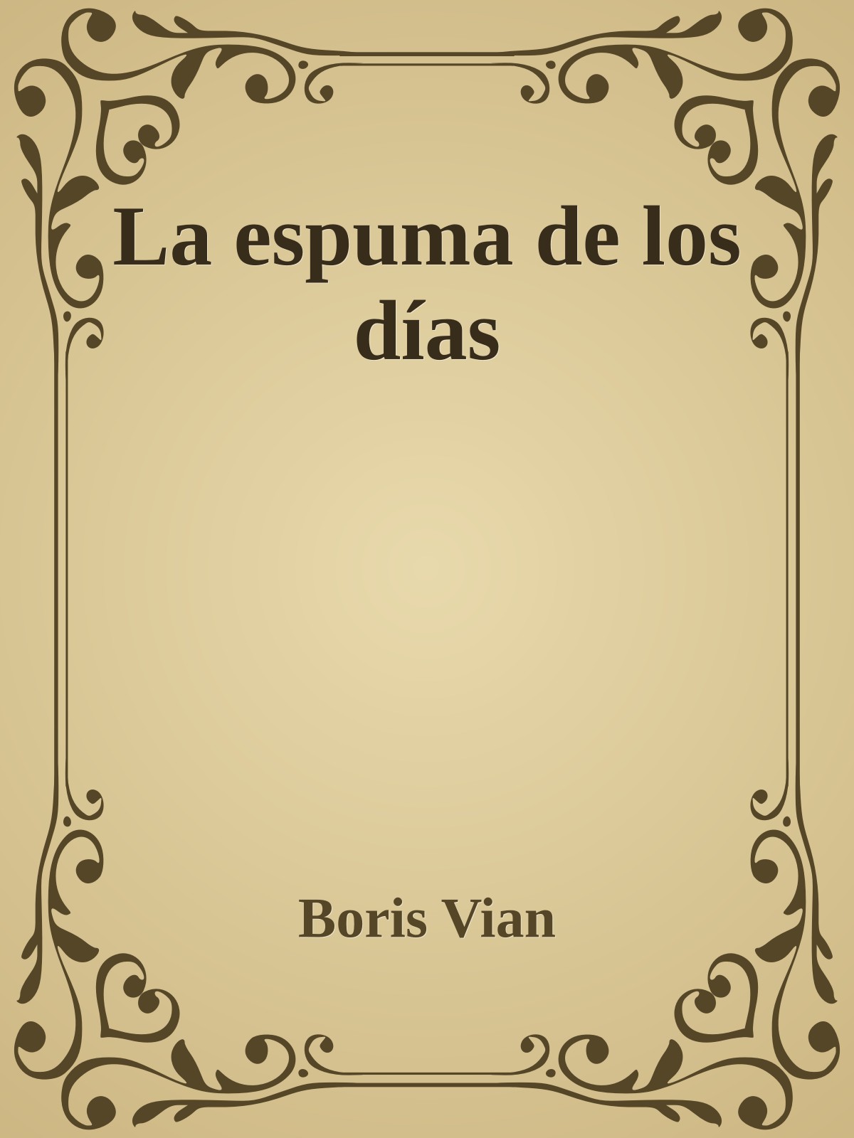 La espuma de los días