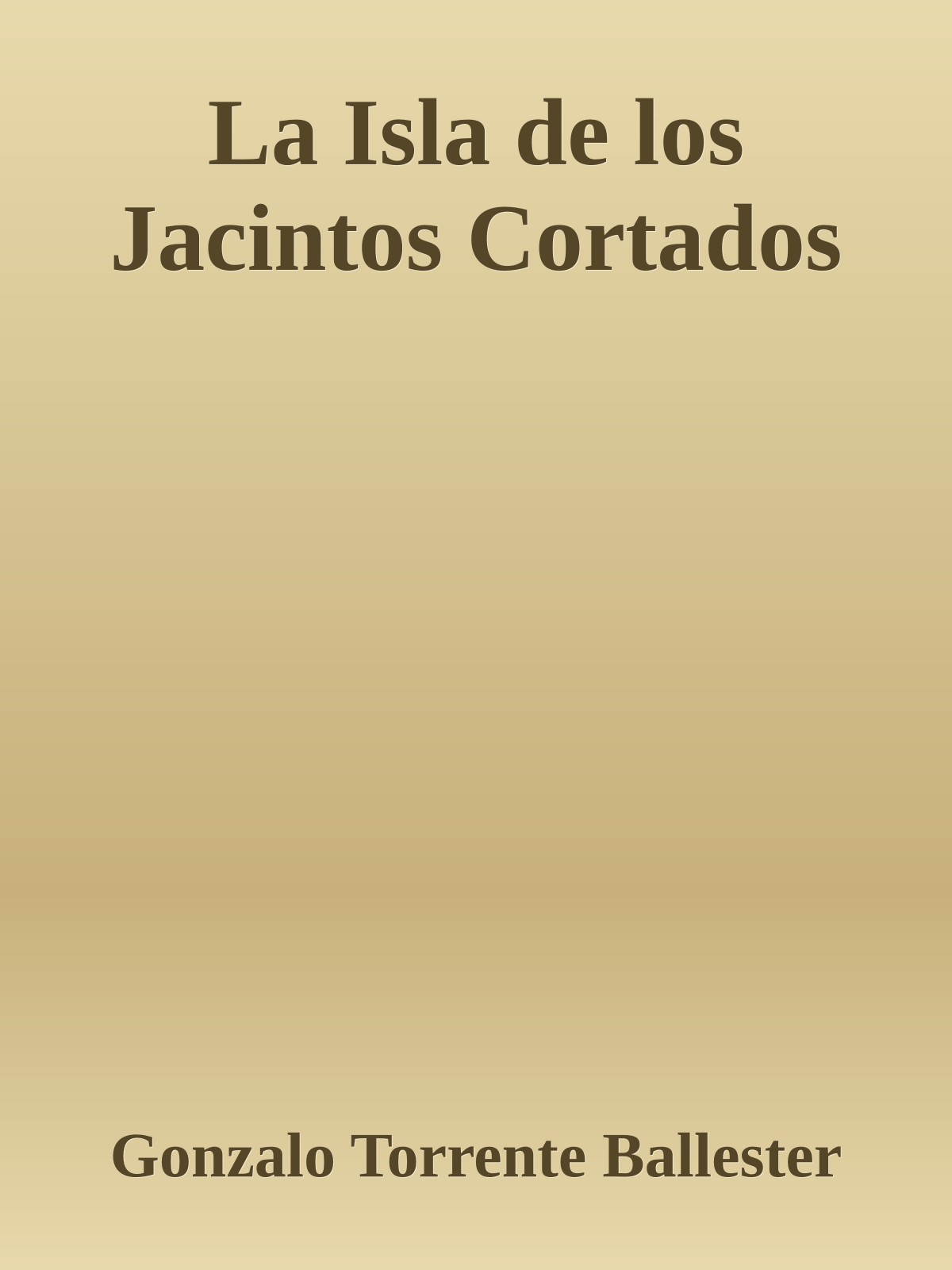 La Isla de los Jacintos Cortados