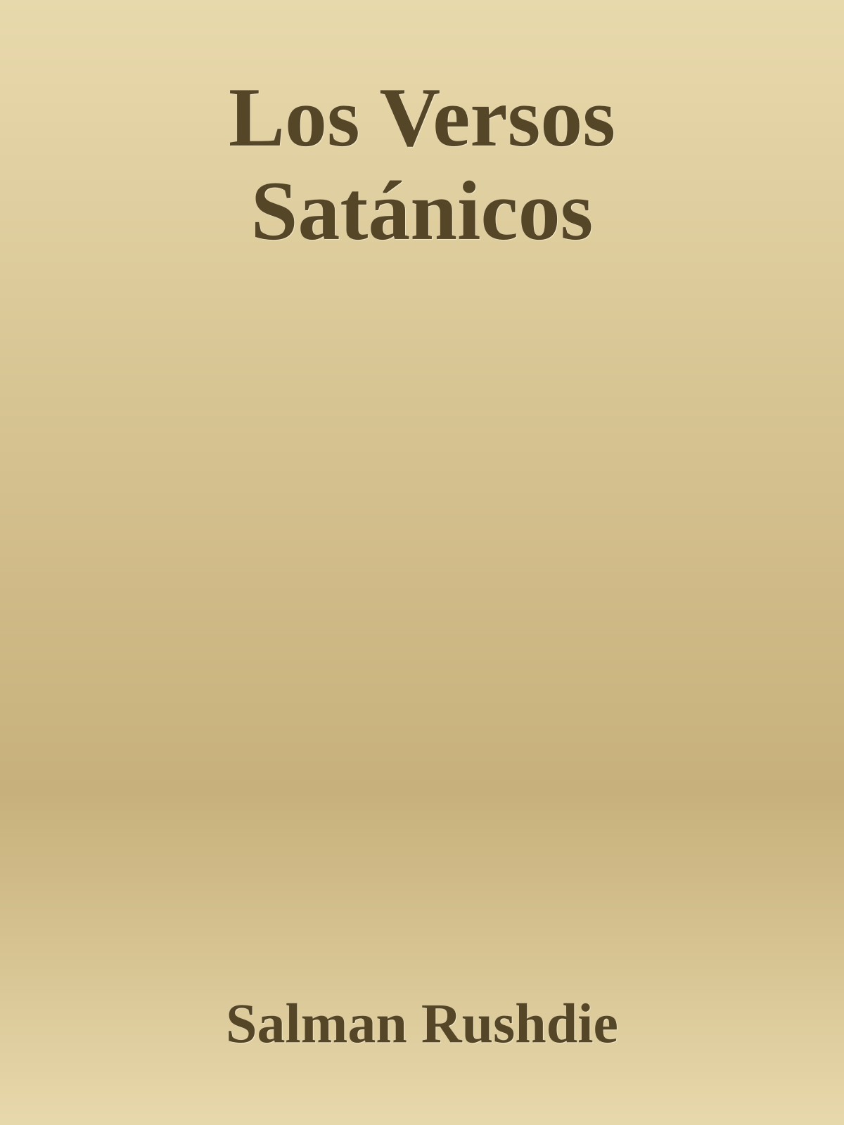 Los Versos Satánicos