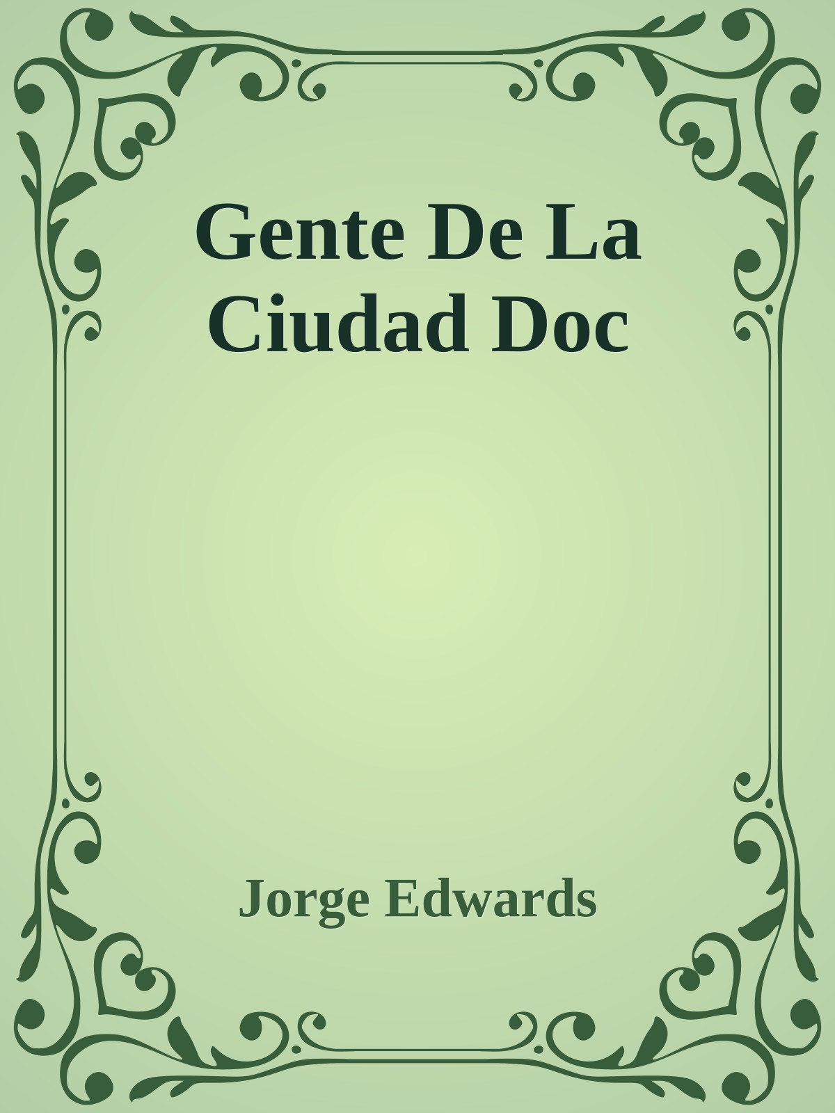Gente De La Ciudad Doc
