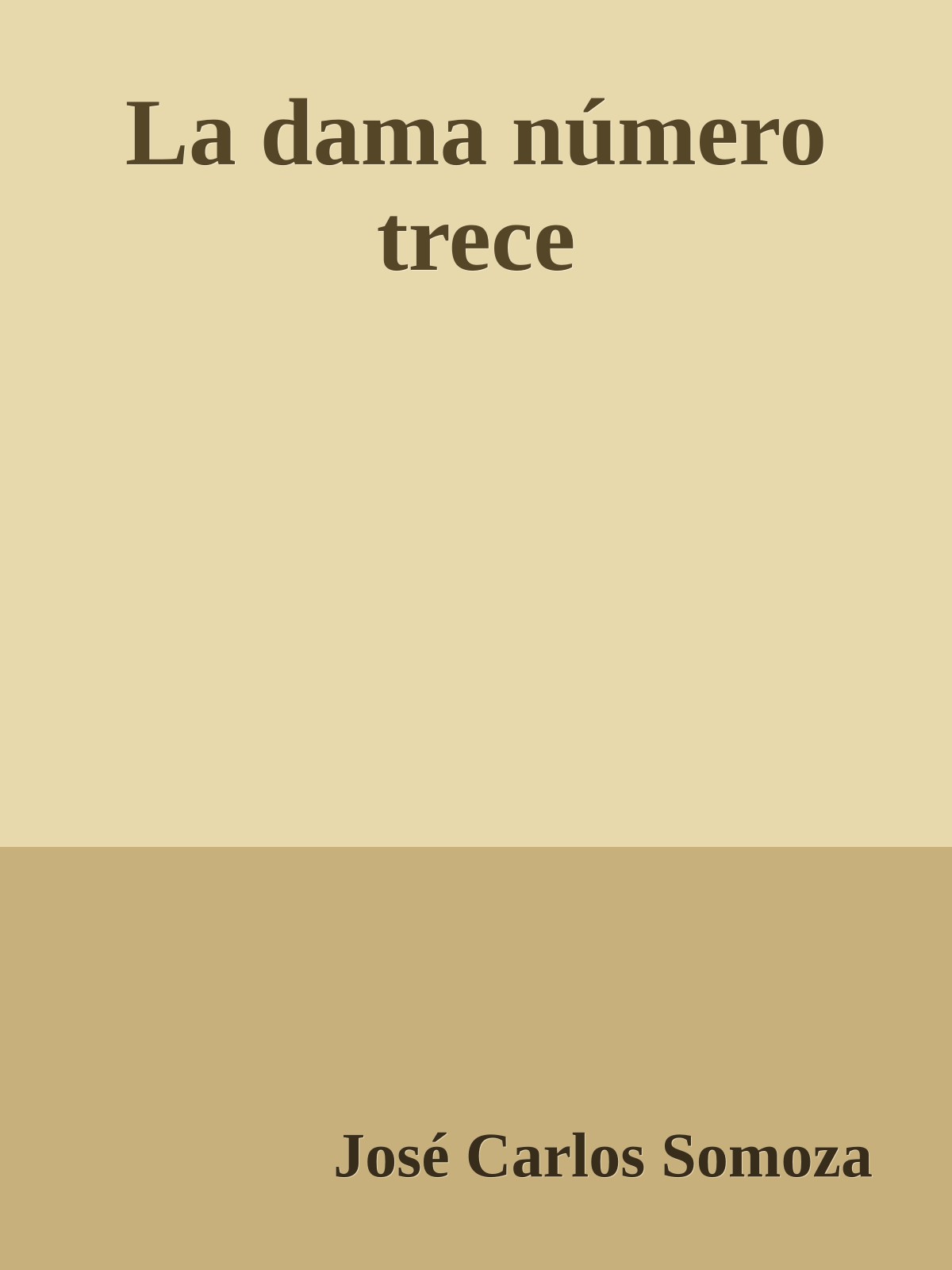 La dama número trece