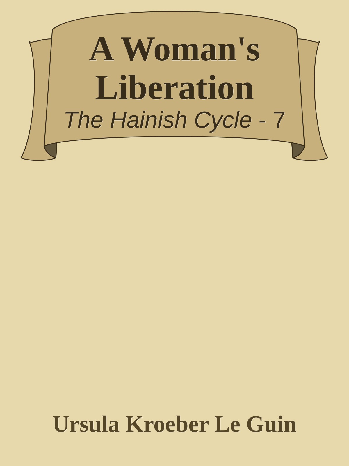 A Woman's Liberation
