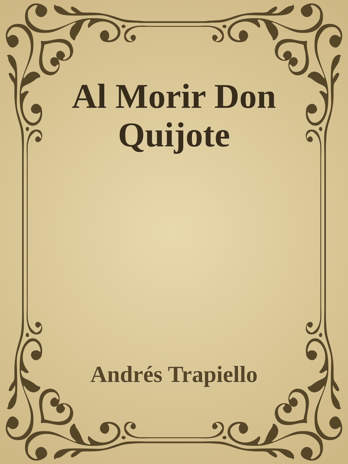 Al Morir Don Quijote