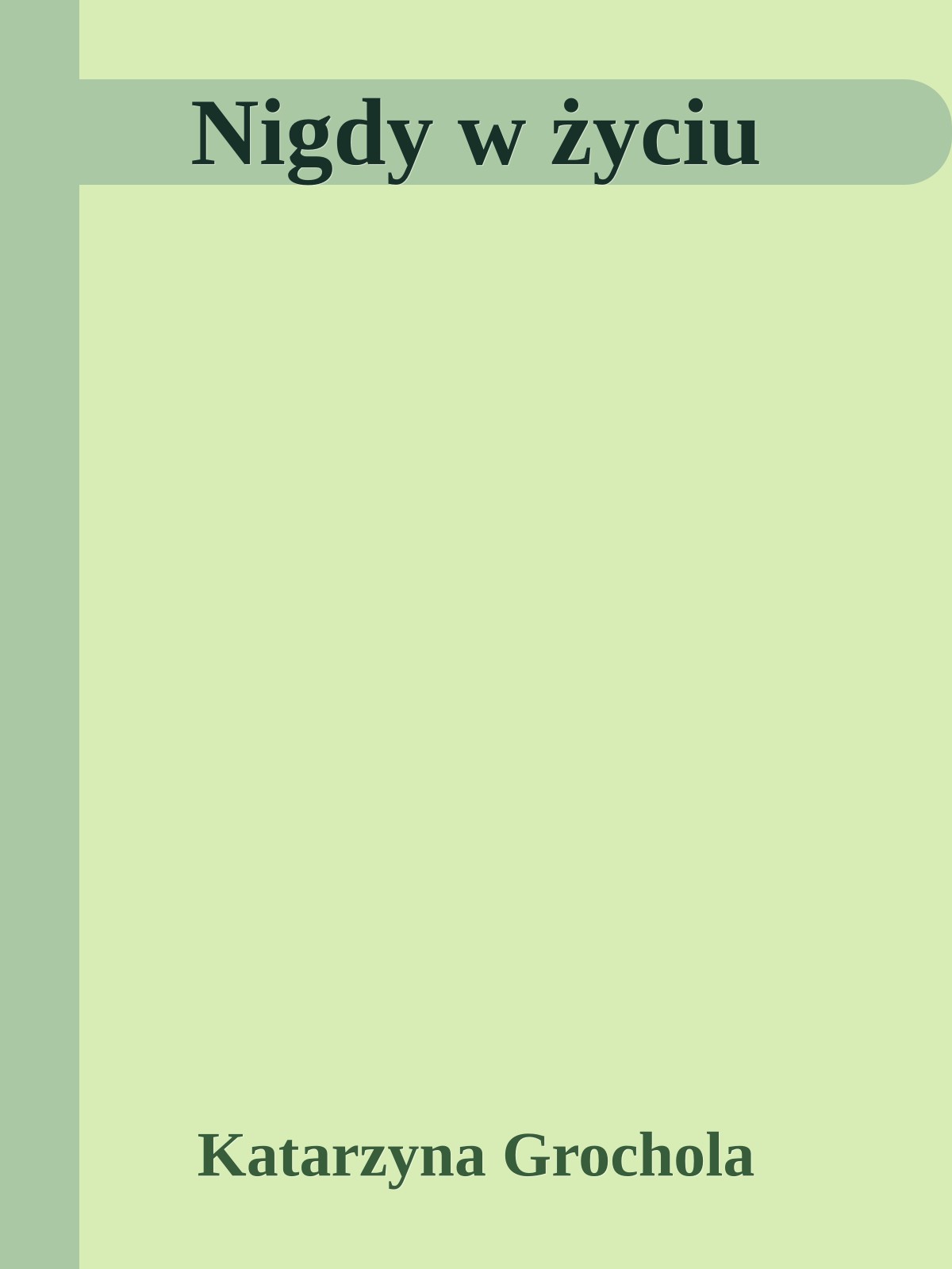Nigdy w życiu