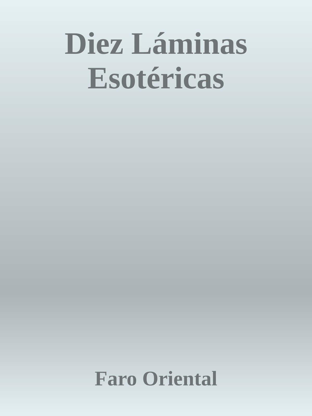 Diez Láminas Esotéricas