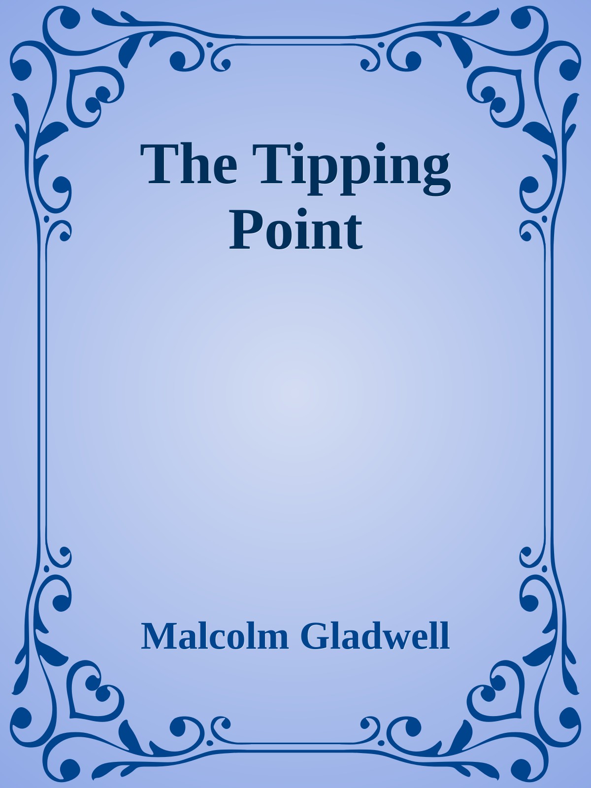 The Tipping Point
