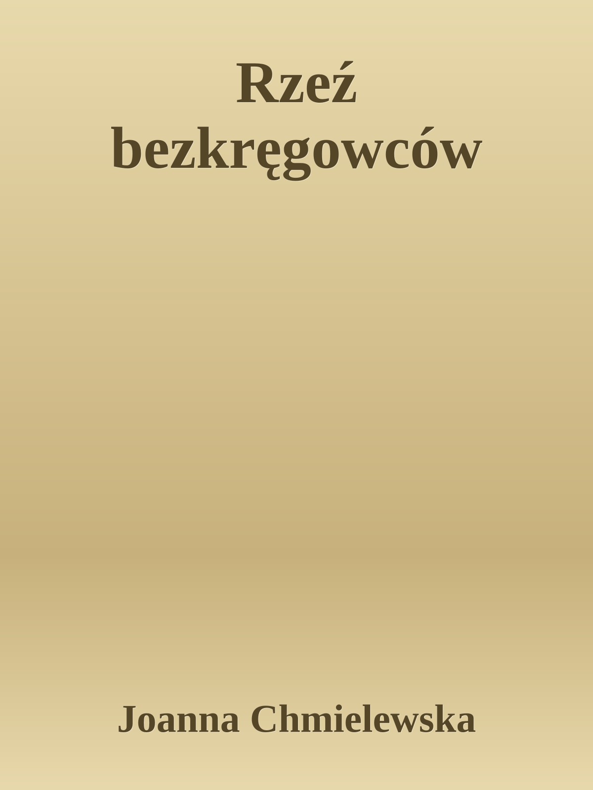 Rzeź bezkręgowców