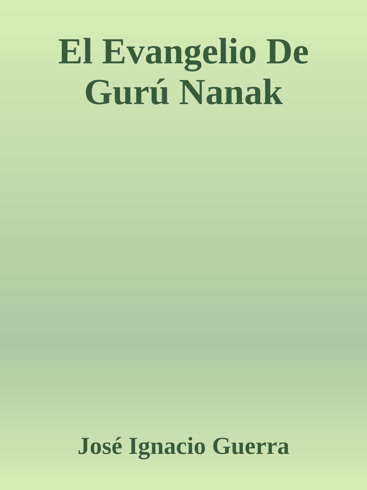 El Evangelio De Gurú Nanak