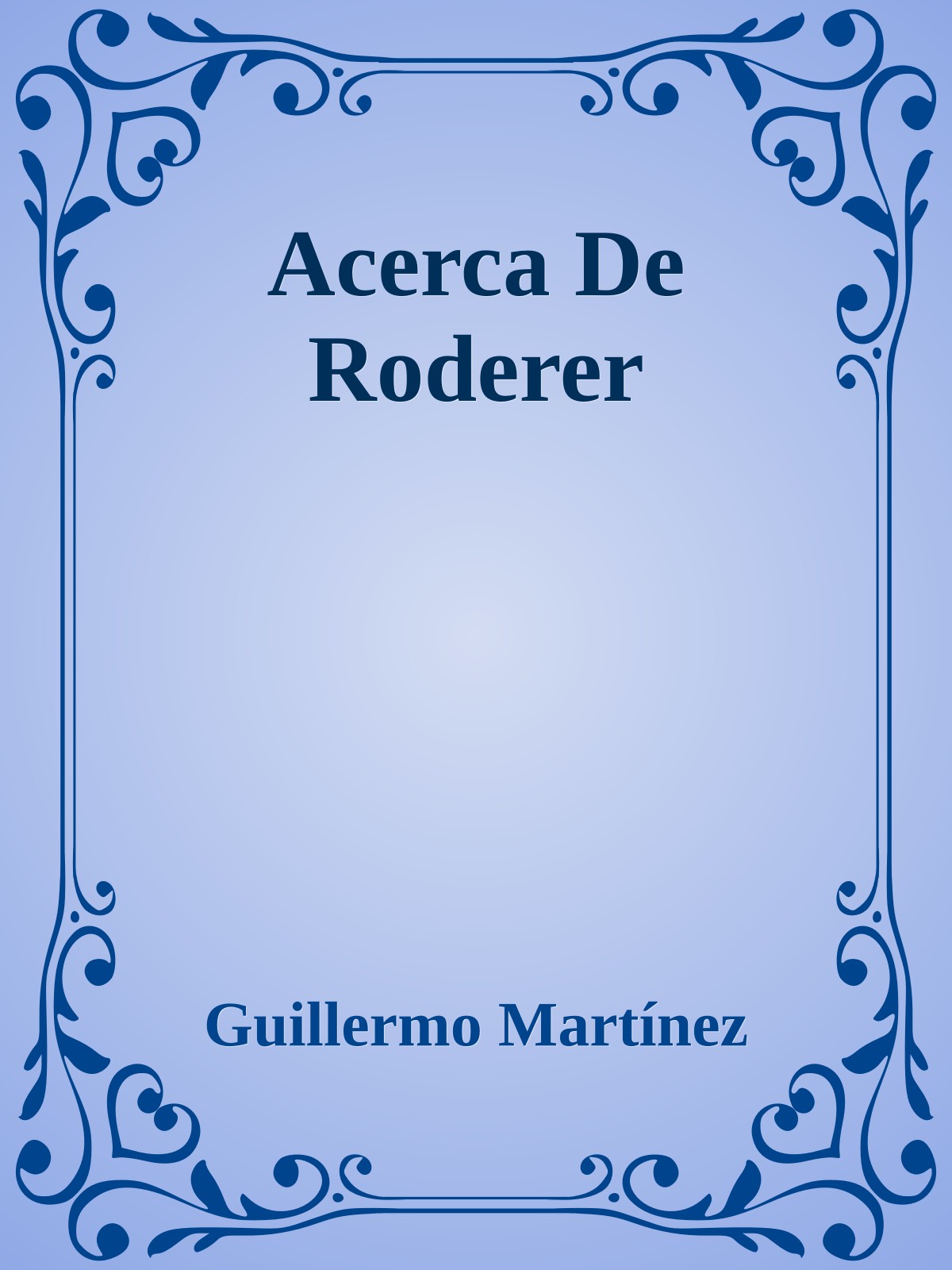 Acerca De Roderer