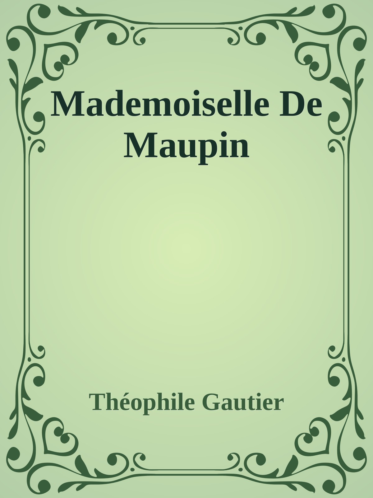 Mademoiselle De Maupin