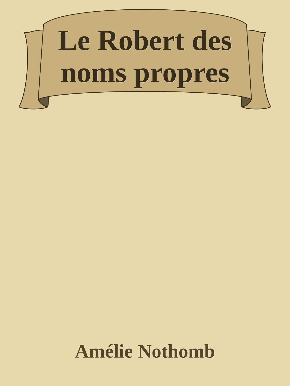 Le Robert des noms propres