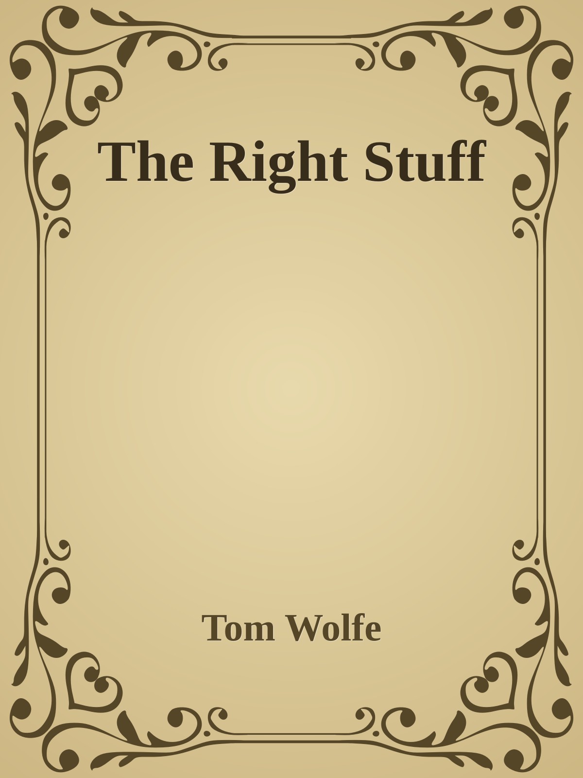 The Right Stuff
