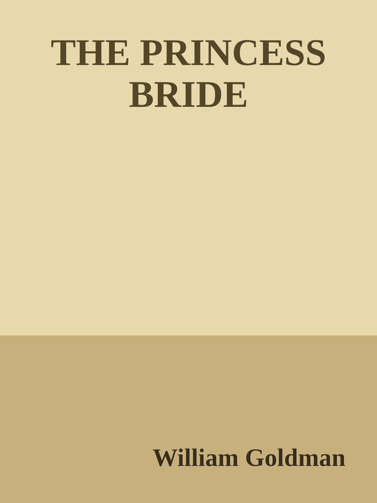 THE PRINCESS BRIDE