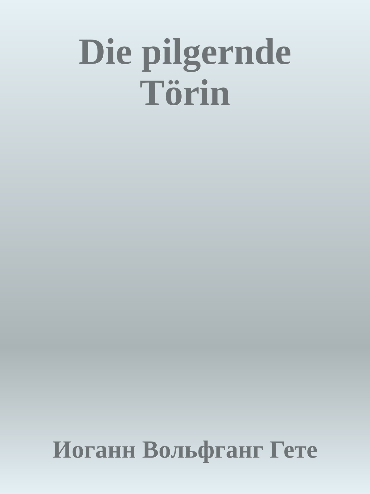 Die pilgernde Törin