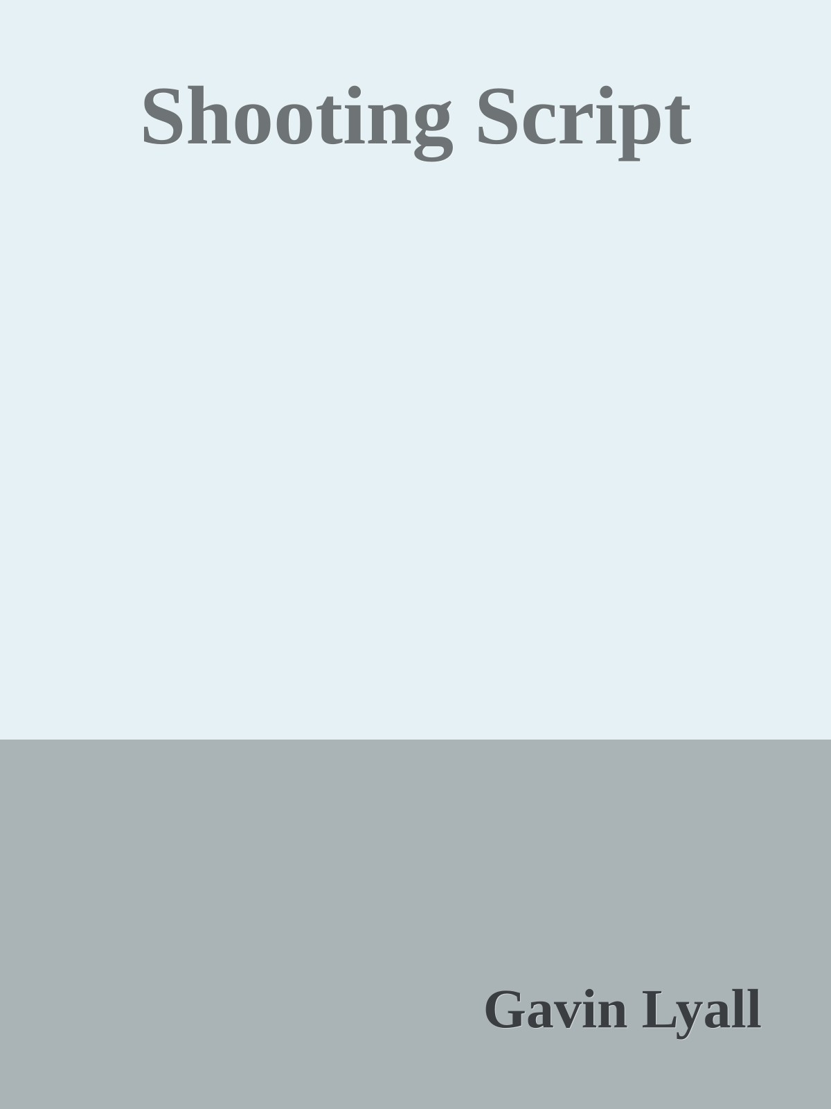Shooting Script