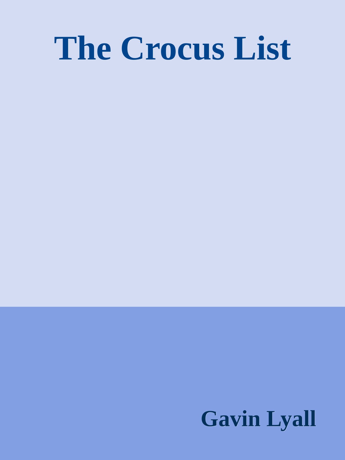 The Crocus List