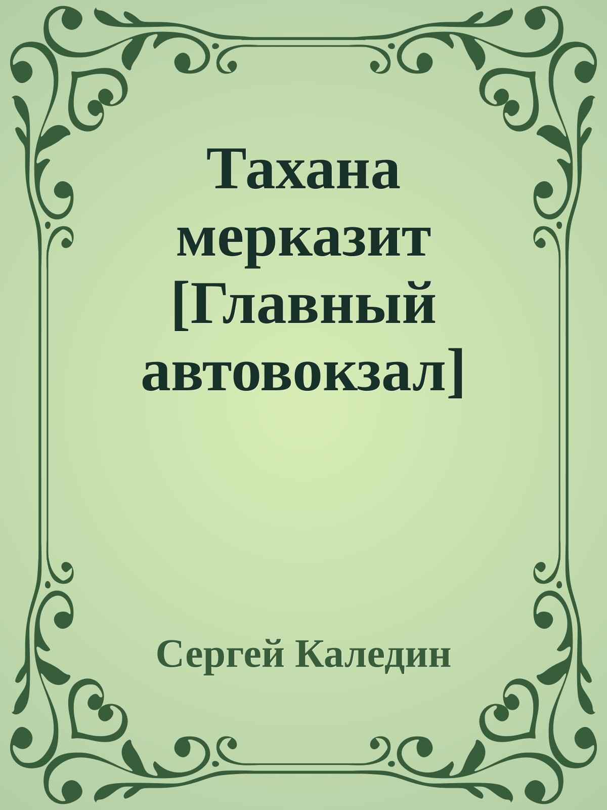 Тахана мерказит [Главный автовокзал]