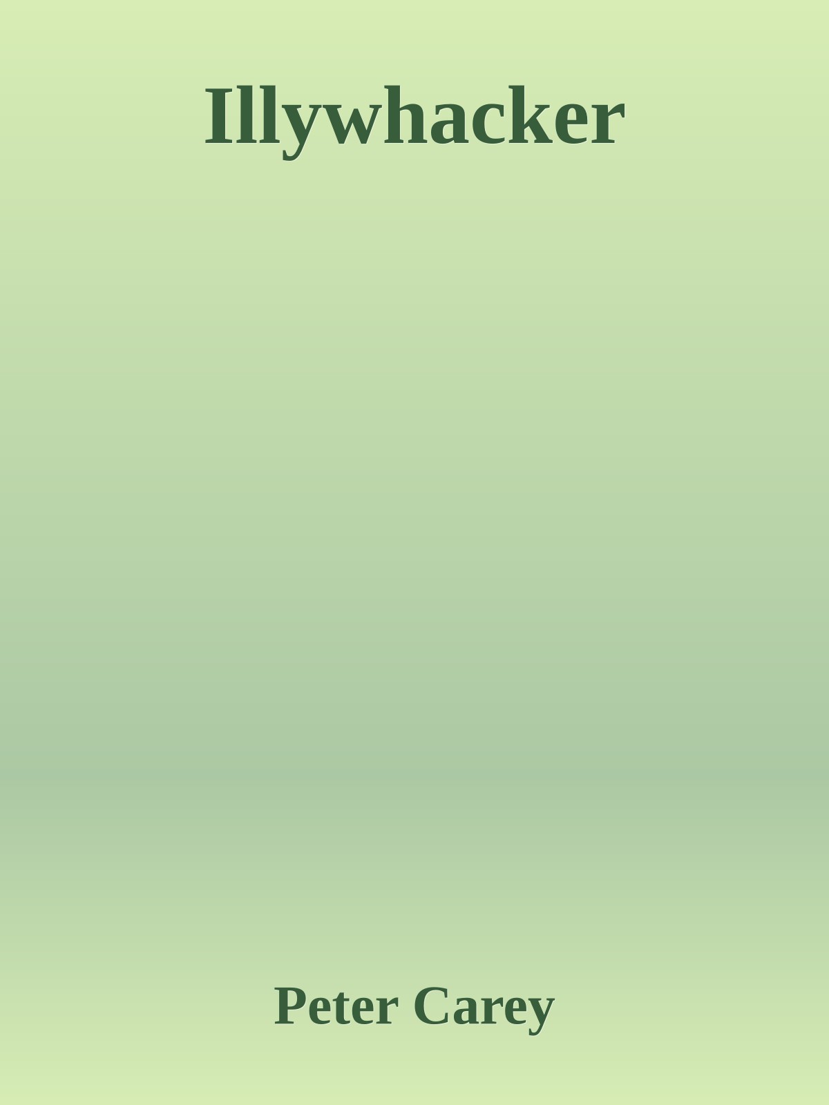 Illywhacker