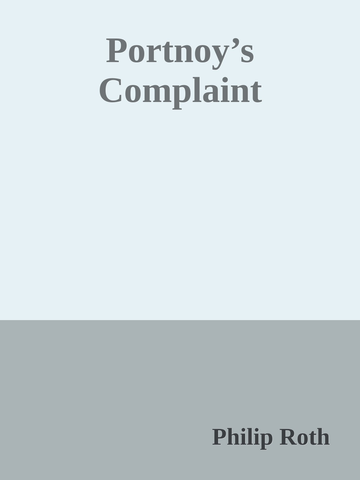 Portnoy’s Complaint
