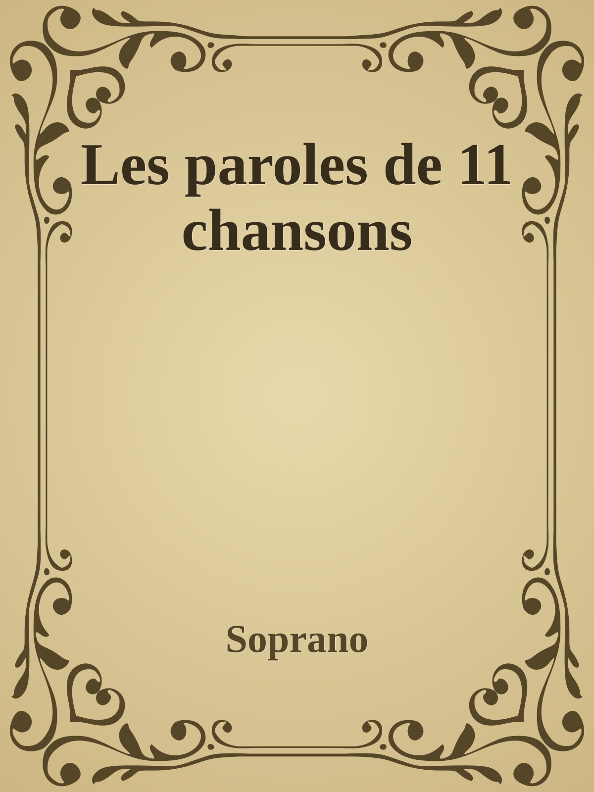 Les paroles de 11 chansons