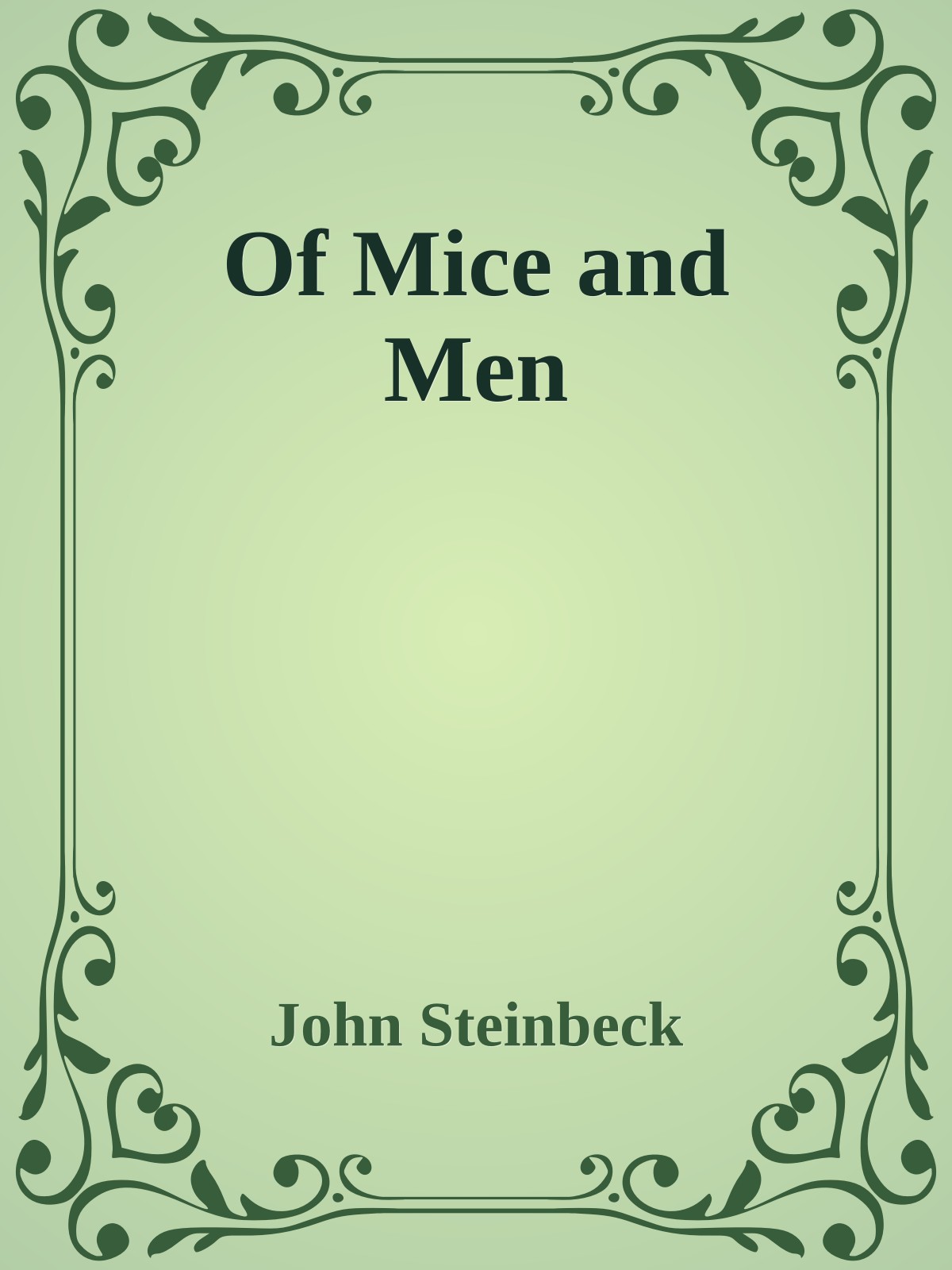Of Mice and Men