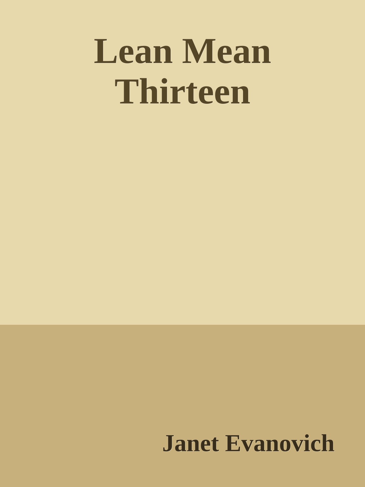Lean Mean Thirteen
