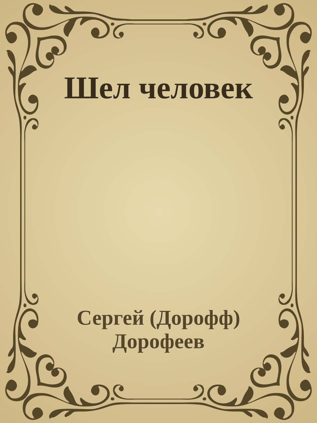 Шел человек