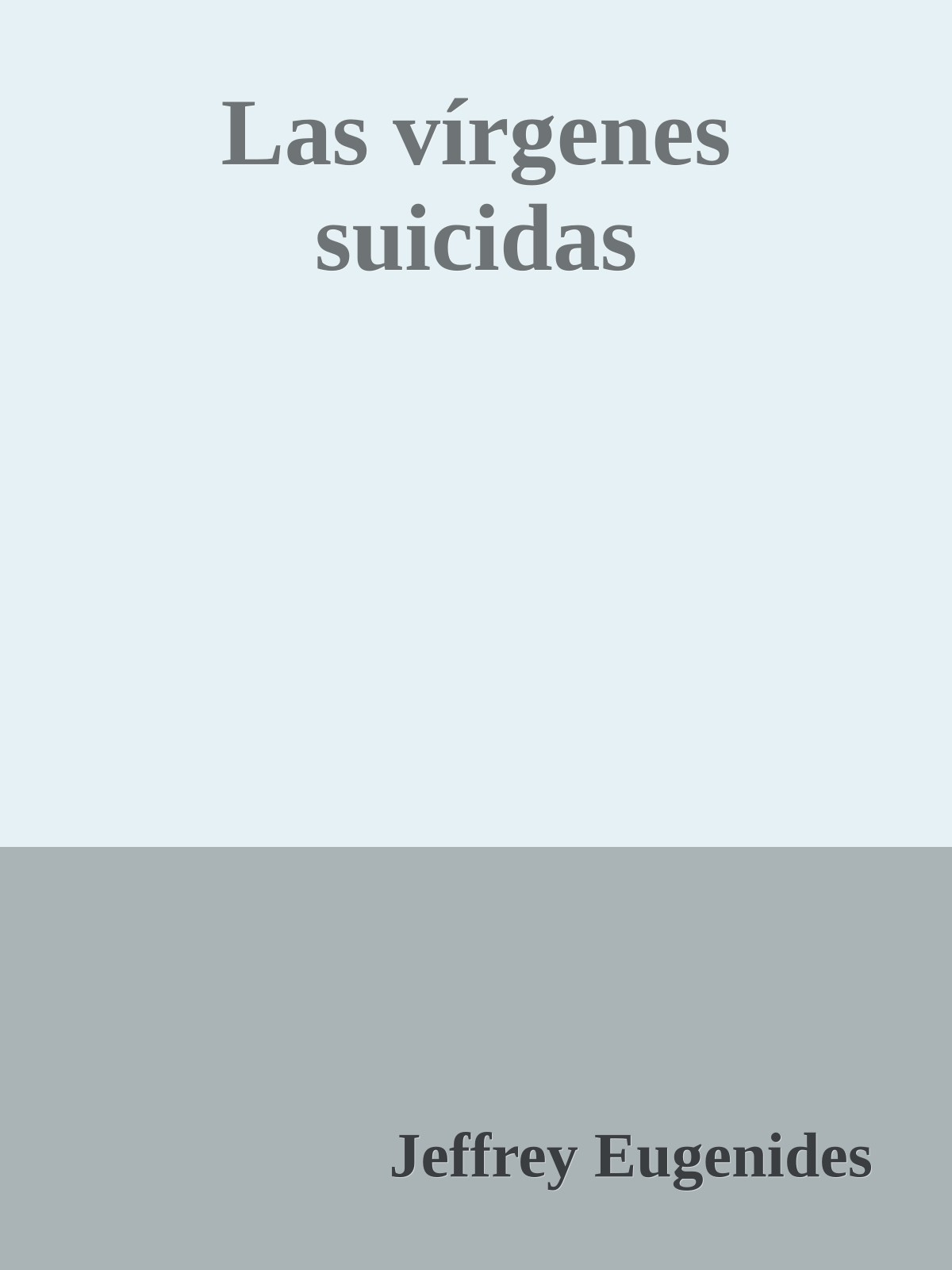 Las vírgenes suicidas