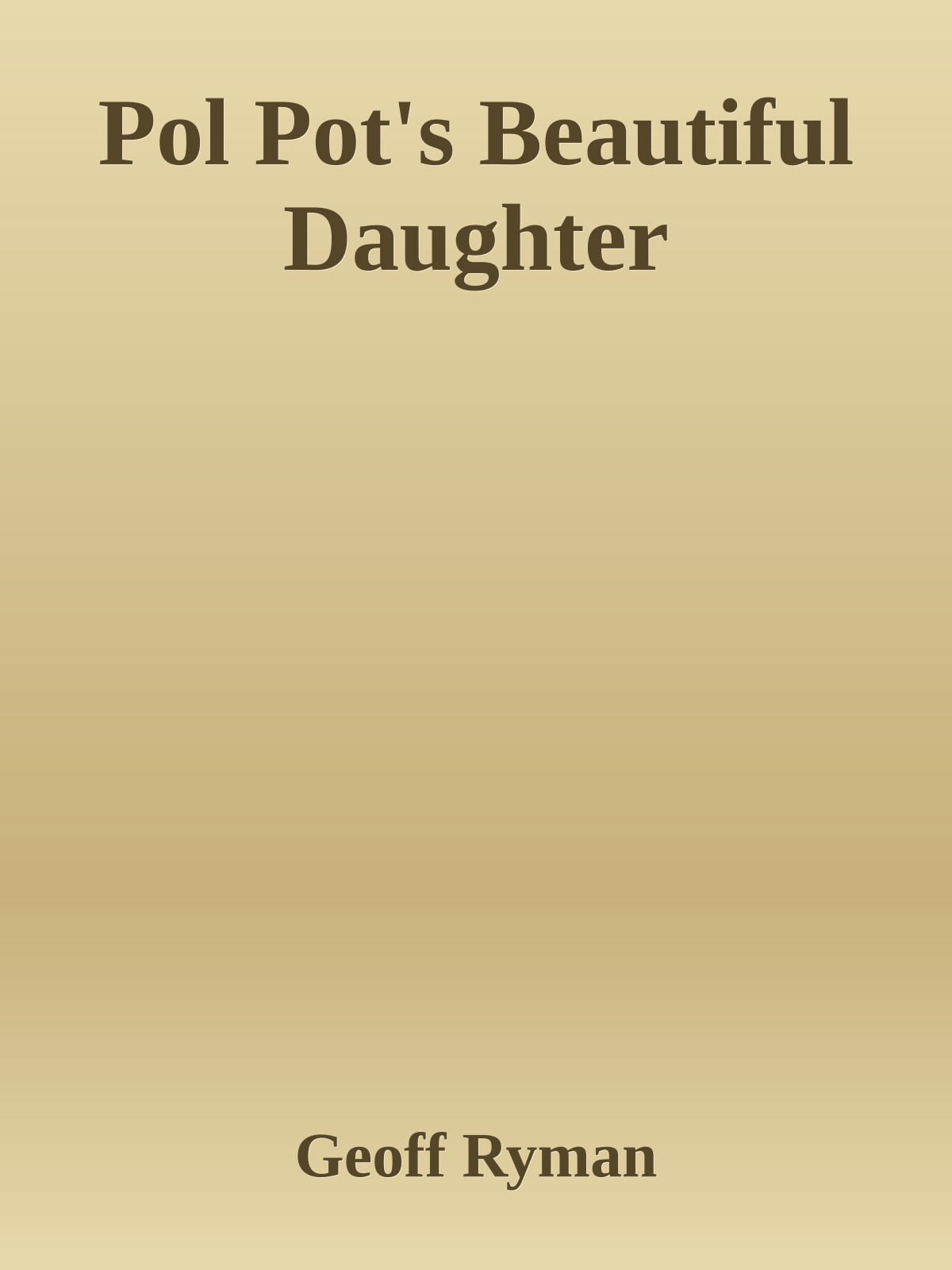 Pol Pot's Beautiful Daughter